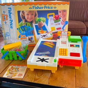 Vintage Fisher Price Magic Scan Checkout Counter